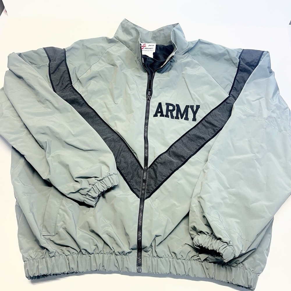 US Army Olive Green Windbreaker Jacket
